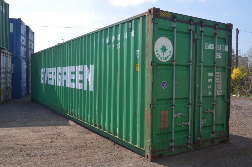40' Used HC Evergreen Container